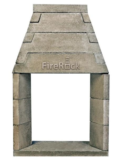 Firerock 42" See Thru Fireplace Kit - $1500