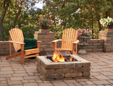 Rumbled Wall Firepit Kit - $500/each